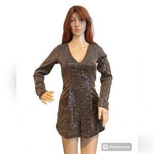 Charlotte Rouse Sequin Romper